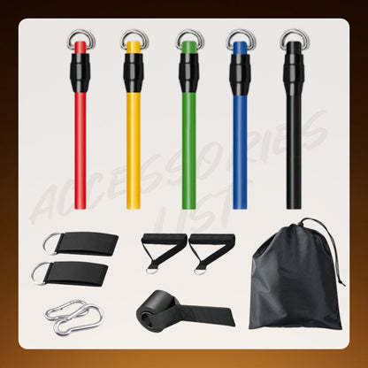 ⏰ Last Day 50% OFF🔥13PCS Resistance Band Set with Handle for Home Gym