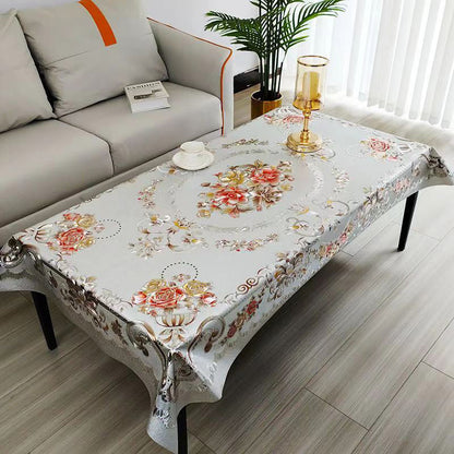 💥Christmas Sale 50% OFF⏰💐 Waterproof Oilproof Floral Tablecloth-Stain-Proof & Easy-Clean Design✨