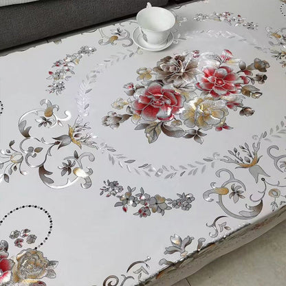 💥Christmas Sale 50% OFF⏰💐 Waterproof Oilproof Floral Tablecloth-Stain-Proof & Easy-Clean Design✨