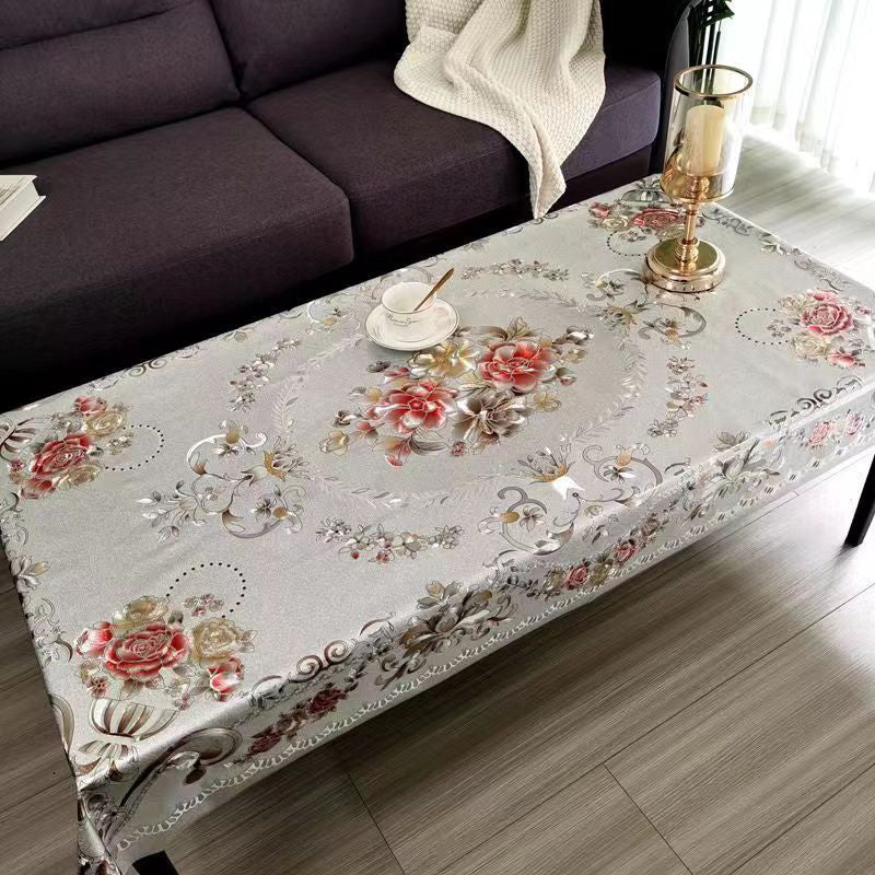 💥Christmas Sale 50% OFF⏰💐 Waterproof Oilproof Floral Tablecloth-Stain-Proof & Easy-Clean Design✨