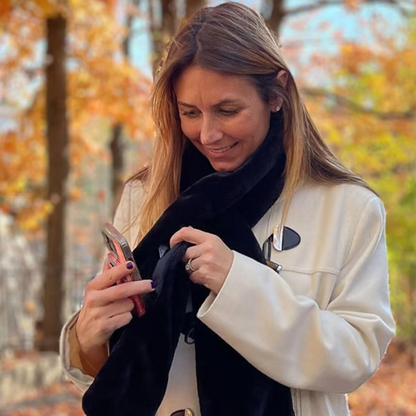 🧣 50% OFF NOW! 🎉 Cozy Scarf with Hidden Pocket – Warm, Soft & Secure Zipper