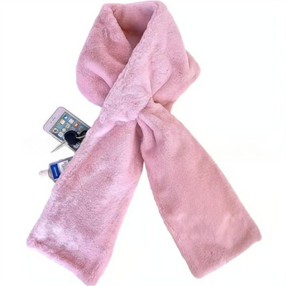 🧣 50% OFF NOW! 🎉 Cozy Scarf with Hidden Pocket – Warm, Soft & Secure Zipper