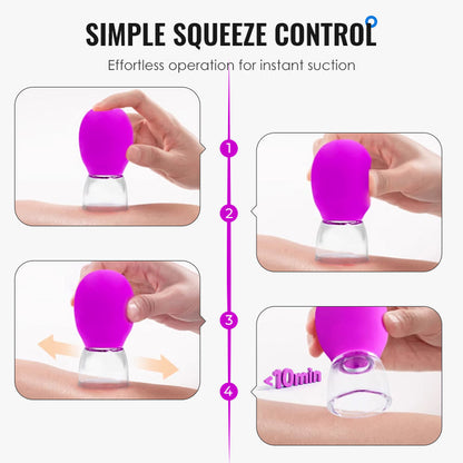 Christmas Sale 49% OFF🎁Glass and Silicone Vacuum Suction Massage Cups