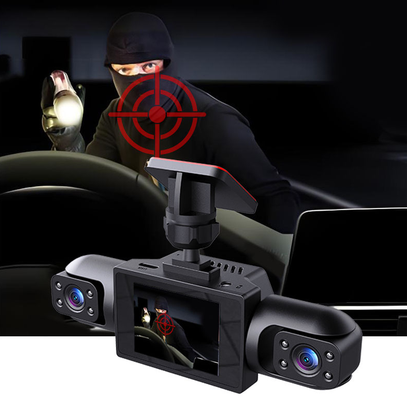 4-Lens 360° View Car Dash Cam