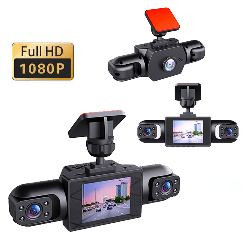 4-Lens 360° View Car Dash Cam