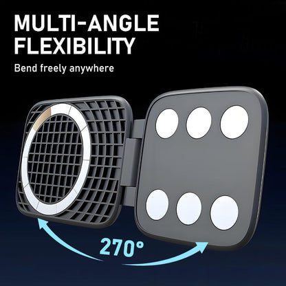 🎄 Christmas Deal – ALWAYS 50% OFF! 🧲 Ultra-Thin Magnetic Strong-Hold Phone Holder: With Magnetic Ring & 3M Metal Base – Works With Phone Case + 270° Flexibility For Car Navigation!