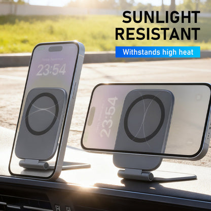 🎄 Christmas Deal – ALWAYS 50% OFF! 🧲 Ultra-Thin Magnetic Strong-Hold Phone Holder: With Magnetic Ring & 3M Metal Base – Works With Phone Case + 270° Flexibility For Car Navigation!