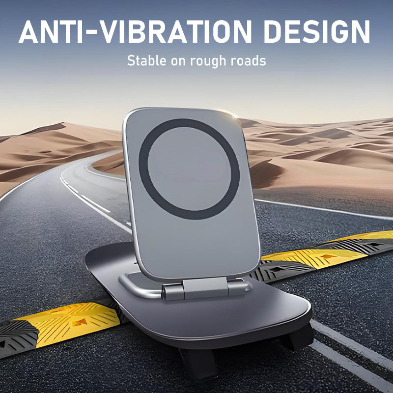 🎄 Christmas Deal – ALWAYS 50% OFF! 🧲 Ultra-Thin Magnetic Strong-Hold Phone Holder: With Magnetic Ring & 3M Metal Base – Works With Phone Case + 270° Flexibility For Car Navigation!