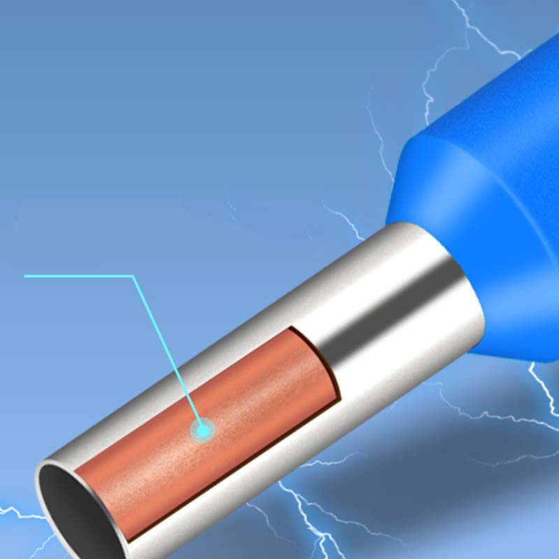 Insulated wire end sleeve