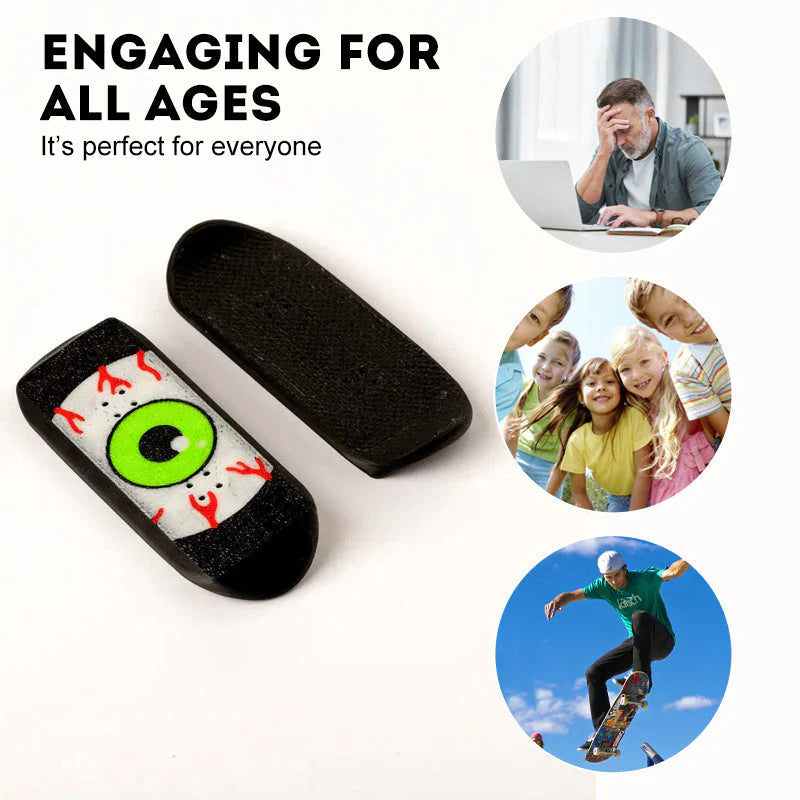 Magnetic Mini Fingerboard for Stress Relief