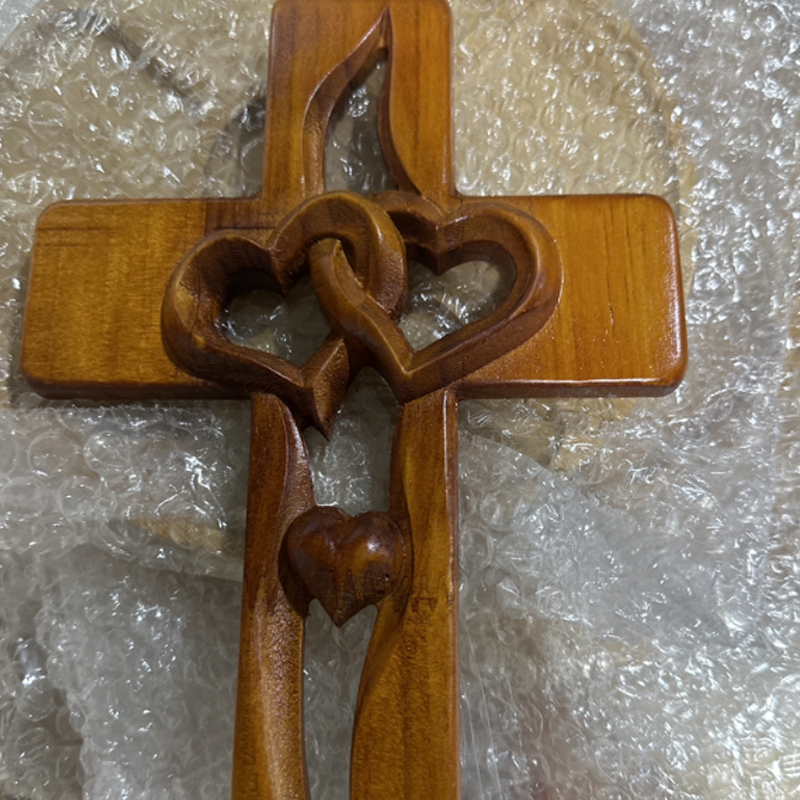🥂 New Year, New Style: 50% Off Everything!✝️Marriage Cross for Wall Decoration❤️