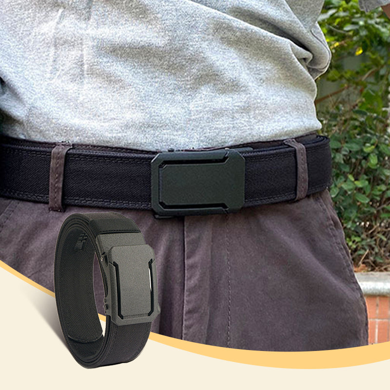 Buy 2 Free Shipping-Upgraded version thickened double-layer nylon tactical belt with automatic buckle