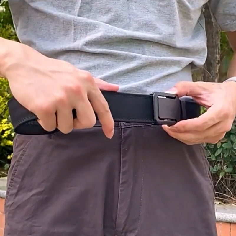 Buy 2 Free Shipping-Upgraded version thickened double-layer nylon tactical belt with automatic buckle