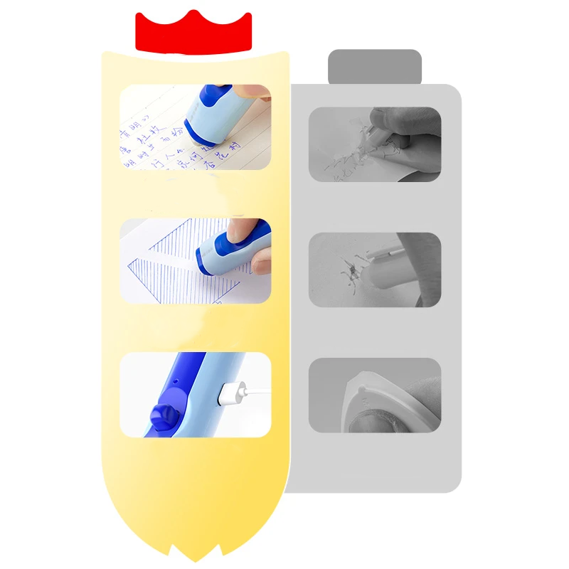 3PCS Thermal Eraser & Erasable Gel Ink Pen Set