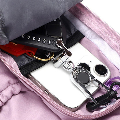 Water Bottle Carrier Bag with Phone Pockets