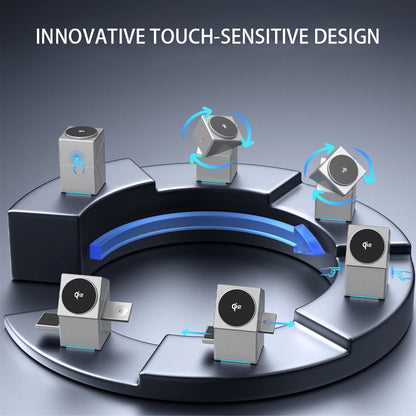 📢📢60 %  OFF !! ⏰3-in-1 Foldable Magnetic Wireless Charging Station