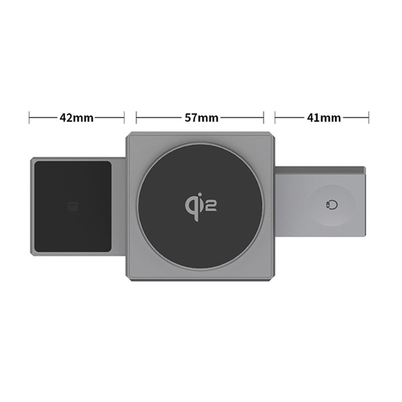 📢📢60 %  OFF !! ⏰3-in-1 Foldable Magnetic Wireless Charging Station