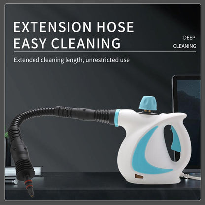 📢📢49%  OFF !! ⏰💦Pressurized Handheld Multi-Surface Natural Steam Cleaner with 12 pcs Accessories