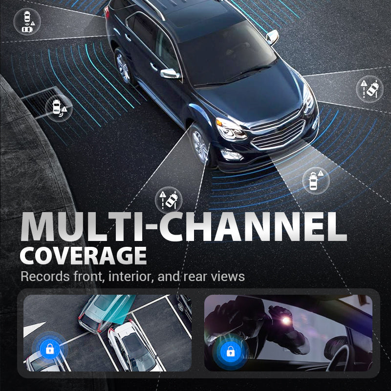 🚗 60% OFF NOW! 📹 4-Channel 360° Dash Cam – Full Coverage Recording, Night Vision & Parking Monitor 🛡️