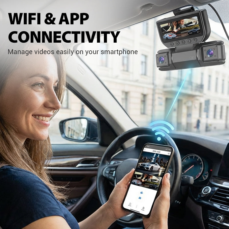 🚗 60% OFF NOW! 📹 4-Channel 360° Dash Cam – Full Coverage Recording, Night Vision & Parking Monitor 🛡️