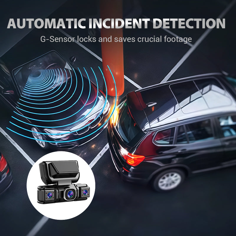 🚗 60% OFF NOW! 📹 4-Channel 360° Dash Cam – Full Coverage Recording, Night Vision & Parking Monitor 🛡️