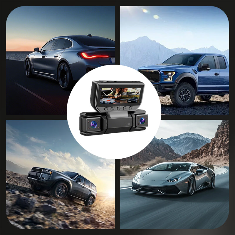 🚗 60% OFF NOW! 📹 4-Channel 360° Dash Cam – Full Coverage Recording, Night Vision & Parking Monitor 🛡️