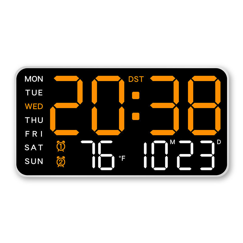 📢📢50% OFF!! ⏰Multifunctional decorative LED digital wall clock, the limitless digital clock for the modern Norwegian home