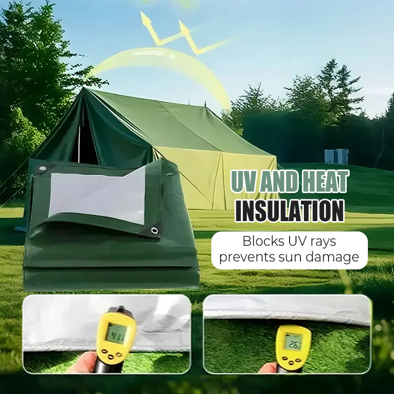 ⛱️ 63% OFF NOW ! ⚡ UV Waterproof Tarp – Sun Protection Coating, Tear-Resistant Material, All-Weather Use 🌧️