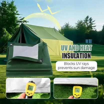 ⛱️ 63% OFF NOW ! ⚡ UV Waterproof Tarp – Sun Protection Coating, Tear-Resistant Material, All-Weather Use 🌧️