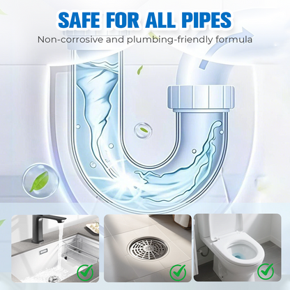 🔥Each £3.07🧹 Powerful Drain & Pipe Clog Remover – Strong Unclogging Power, Multi-Pipe Universal Fit, Fast-Acting & Easy to Use 🚿