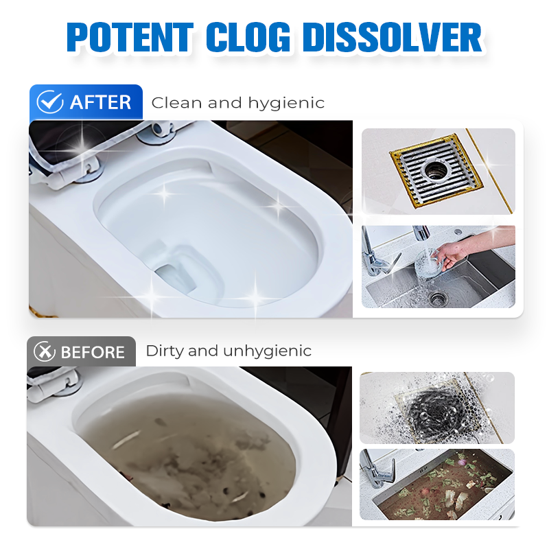 🔥Each £3.07🧹 Powerful Drain & Pipe Clog Remover – Strong Unclogging Power, Multi-Pipe Universal Fit, Fast-Acting & Easy to Use 🚿
