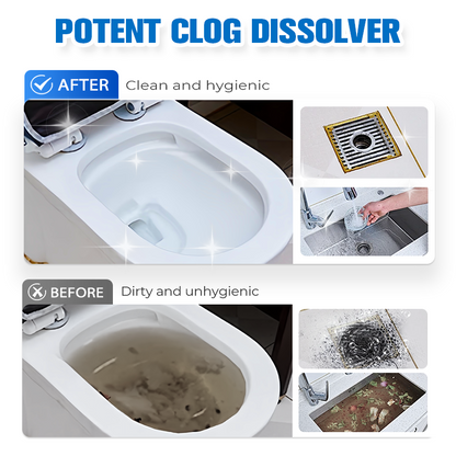 🔥Each £3.07🧹 Powerful Drain & Pipe Clog Remover – Strong Unclogging Power, Multi-Pipe Universal Fit, Fast-Acting & Easy to Use 🚿