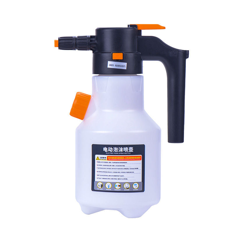 Electric car wash foam gun, handheld high-pressure cleaner, multifunctional, large capacity, long battery life, for cars, kitchen, household cleaning