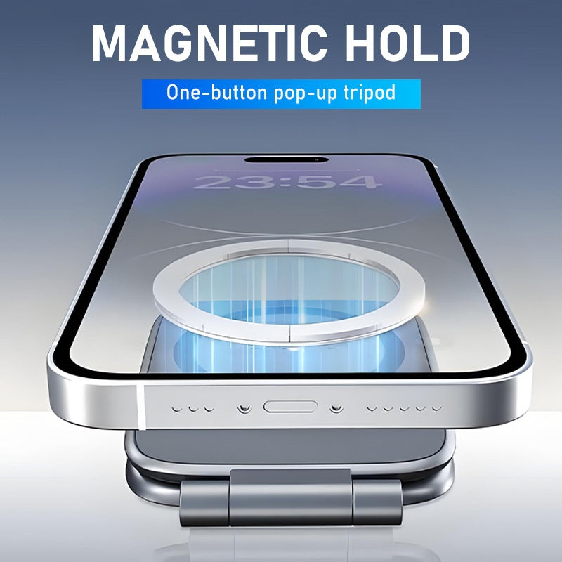 📢📢55% OFF !!!⏰Magnetic Strong-Hold Phone Mount—Sticks Like a Magnet, Stands Like a Rock!📱⚡