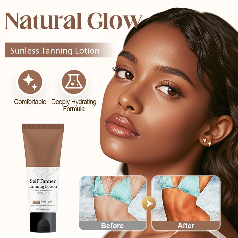 🎉HOT SALE 50% OFF🌟BUY 2 GET 1 FREE🌟50K+ SOLD💞Natural Glow Sunless Tanning Lotion