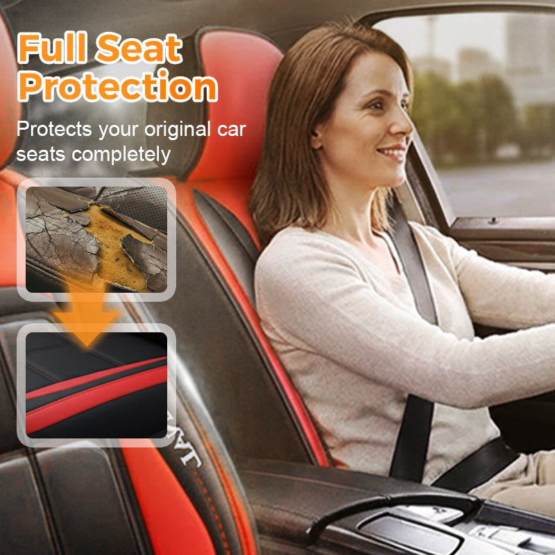 🥳2026 HOT SALE🥳💞50K+ SOLD!💥🚗✨ Flash Sale 50% Off! Full-Coverage Leather Seat Covers – A luxury upgrade for your car! Enjoy all-season comfort, durable protection & a sleek new look. 👑🛡️