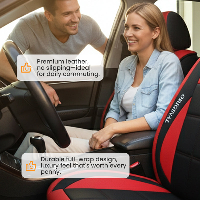 🥳2026 HOT SALE🥳💞50K+ SOLD!💥🚗✨ Flash Sale 50% Off! Full-Coverage Leather Seat Covers – A luxury upgrade for your car! Enjoy all-season comfort, durable protection & a sleek new look. 👑🛡️