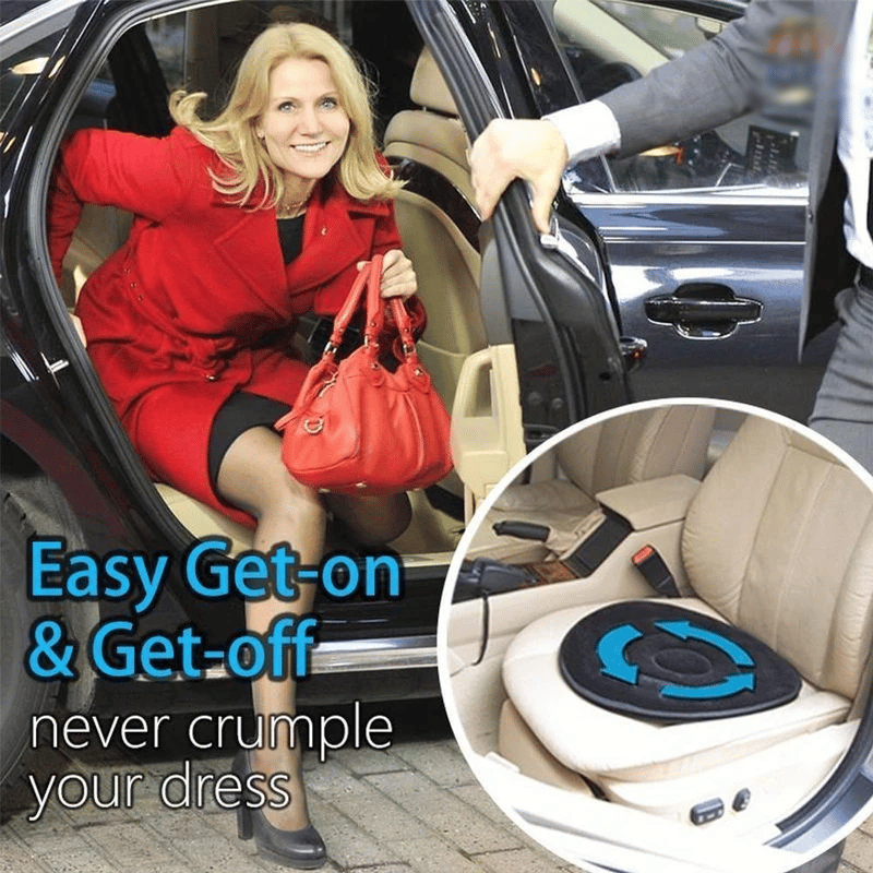 🏆40% OFF!⚡50K+ SOLD! Almost Gone-💥💺360° Rotating Seat Cushion😌 Lumbar Support & Pressure Relief 🚗