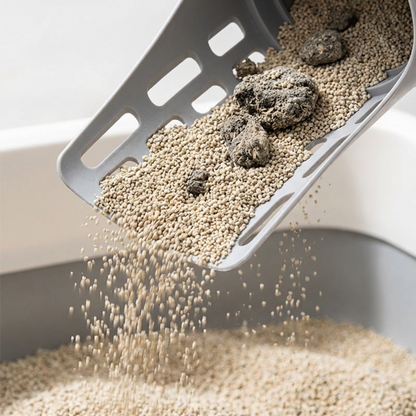 Cat Litter Scoop with Trash Can