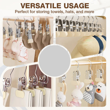 Multi-functional Laundry Hooks with Clips