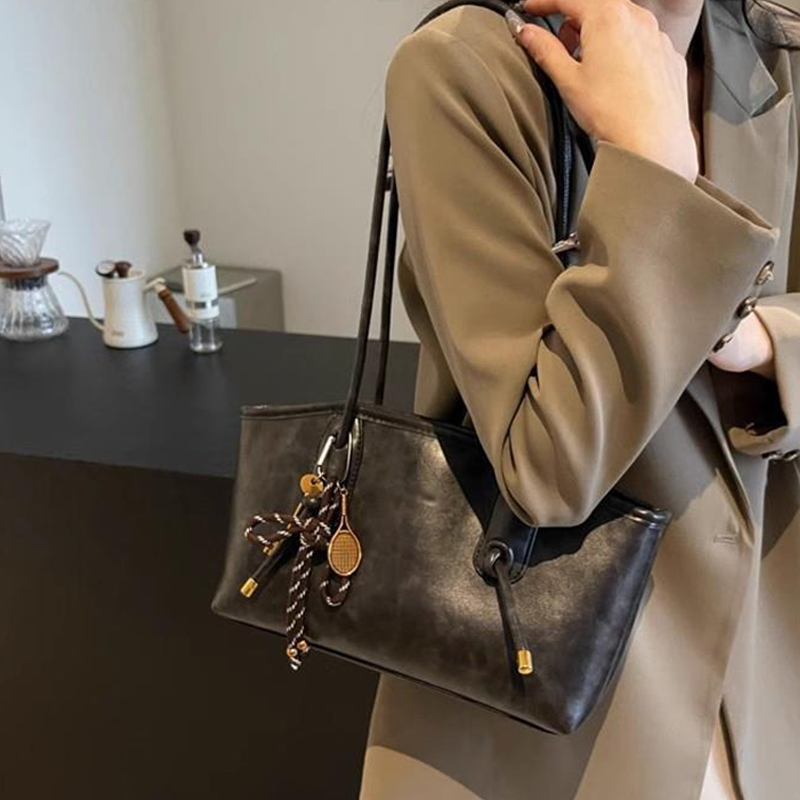 🔥 Y2K Vintage Vibe | PU Leather Shoulder Bag | Daily Essential 📸【2026 New Arrival】