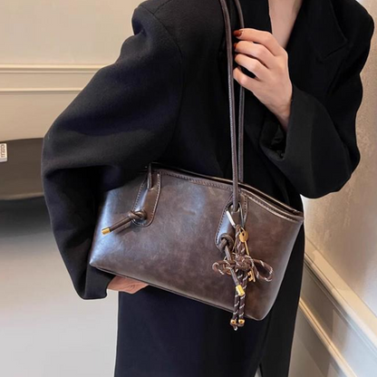 🔥 Y2K Vintage Vibe | PU Leather Shoulder Bag | Daily Essential 📸【2026 New Arrival】